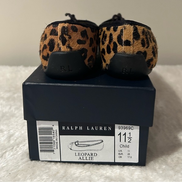 Ralph Lauren Kids Leopard Print Ballerinas - Picture 2 of 9